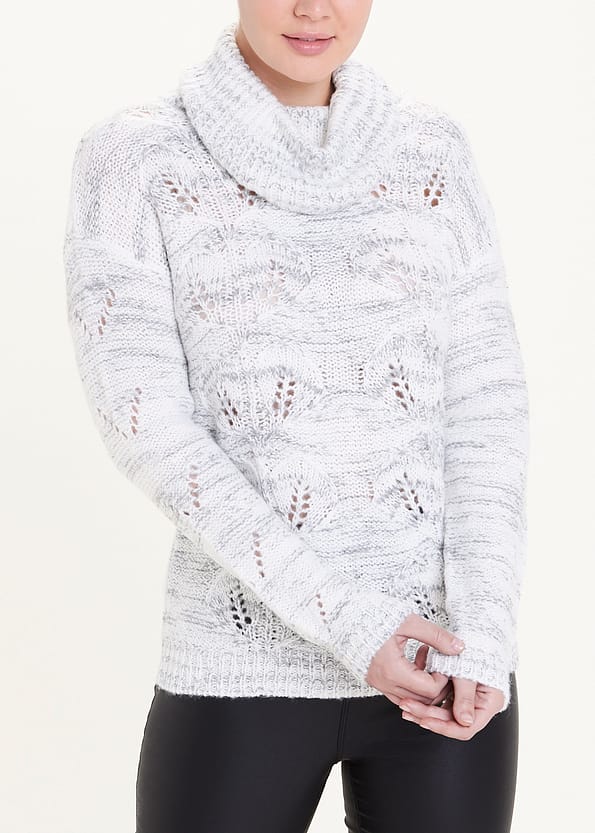 Falmer Space Dye Cowl Neck Jumper 